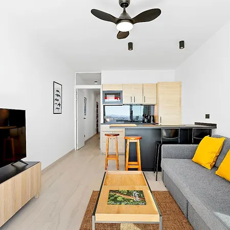 Modern Cozy Ocean View Near The With Swimming Pool In Complex * Puerto de Santiago (Tenerife)