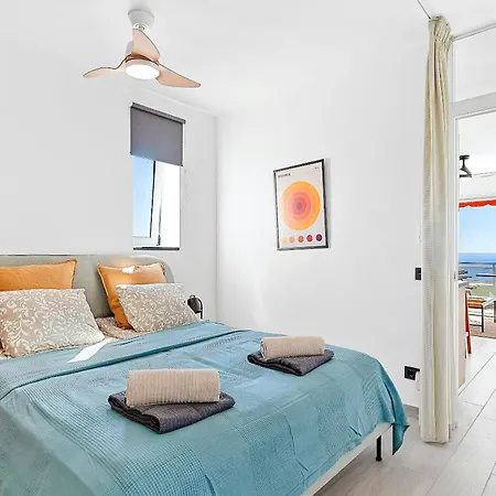 Modern Cozy Ocean View Near The With Swimming Pool In Complex * Puerto de Santiago (Tenerife)