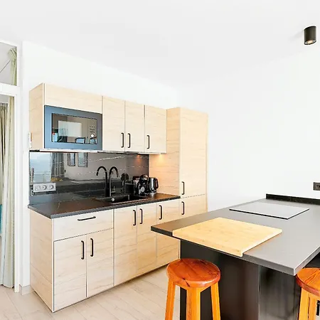 Modern Cozy Ocean View Near The With Swimming Pool In Complex Puerto de Santiago (Tenerife)